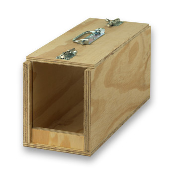 Boîte de transport Avi en bois à 1 compartiment pour oiseaux de taille moyenne