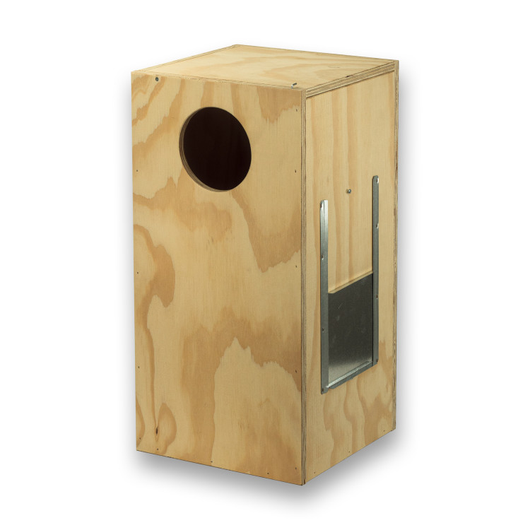 Eco Nistkasten aus Holz für Amazonenpapageien