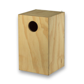 Eco wooden nest box for Aratingas