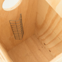 Eco Nistkasten aus Holz für Halsbandsittiche