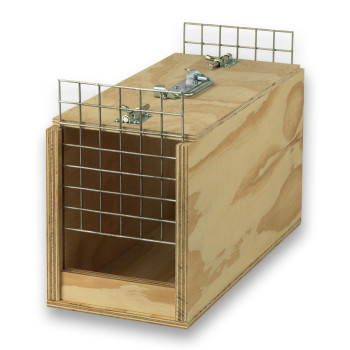Avi 1 compartiment houten transportkooi voor grote vogels