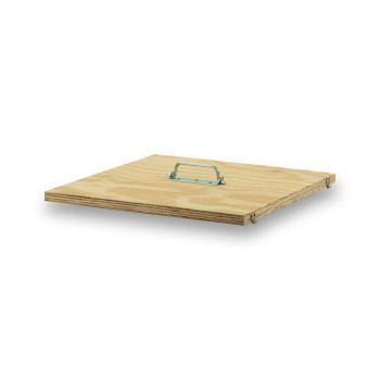 Lid for Pluma 3-compartment wooden transport carrier box for medium birds
