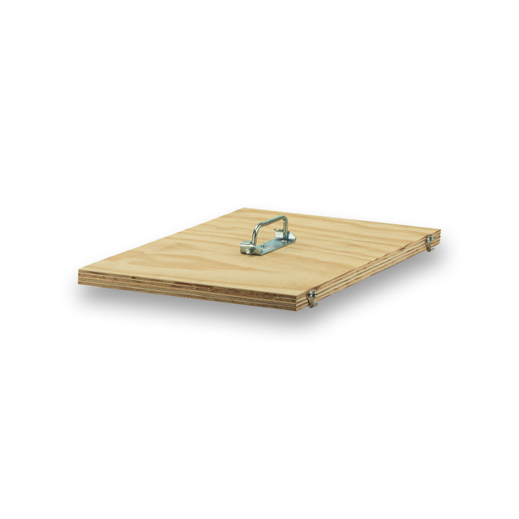 Deckel für Pluma 2-Abteil-Transportbox aus Holz für mittelgroße Vögel