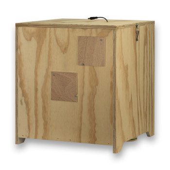 Large wooden photo studio for birds