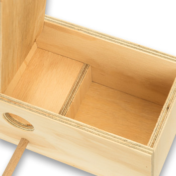 Nichoir en bois pour Diamants de Gould
