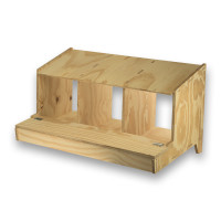 Pondoir Classic en bois à 2 compartiments pour Poules