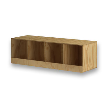 Houten nestkast met 4 compartimenten voor Duiven