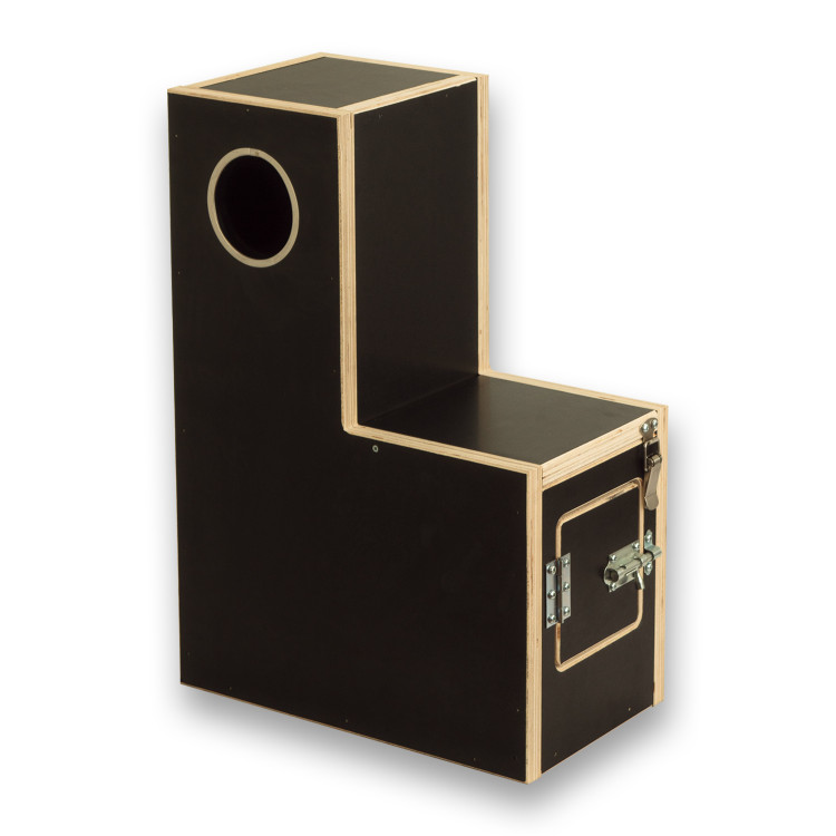 Basic houten nestkast voor Poicephalus