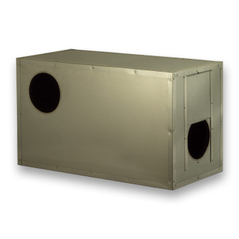 Full Metal houten nestkast voor Ara’s
