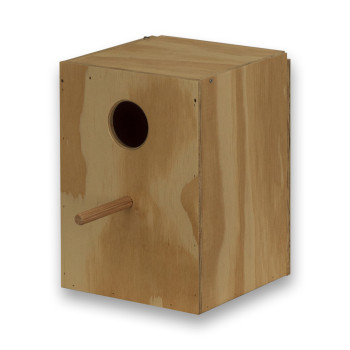 Nichoir vertical en bois pour Calopsittes