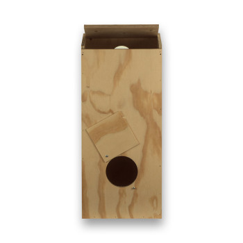 Nichoir en bois spécial pour Perruches Omnicolores / Perruches à Collier