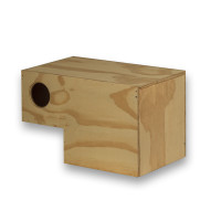 Model 1 wooden nest box for Lories