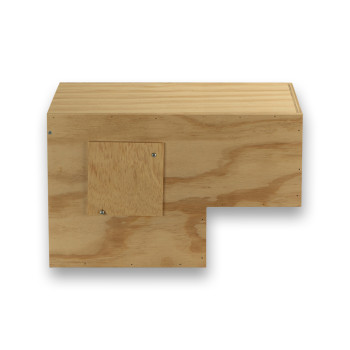 Modell 1 Nistkasten aus Holz für Loris
