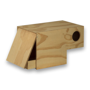 Model 1 houten nestkast voor Lori’s
