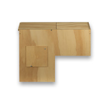 Modell 2 Nistkasten aus Holz für Loris