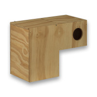Modell 2 Nistkasten aus Holz für Loris