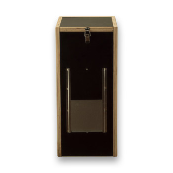 Basic wooden nest box for Ring-necked Parakeets