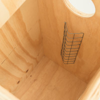Eco wooden nest box for Ring-necked Parakeets