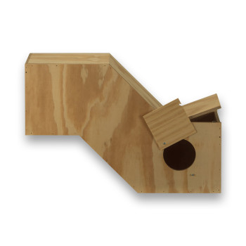 Model 3 wooden nest box for Lories