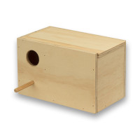 Nistkasten aus Holz für Unzertrennliche