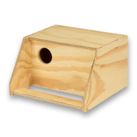 Nichoir en bois pour Inséparables