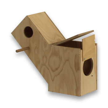 Wooden nest box for Swift Parrots