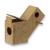 Wooden nest box for Swift Parrots