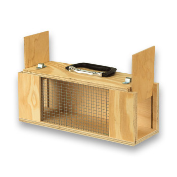 Boîte de transport individuelle en bois pour oiseaux de taille moyenne