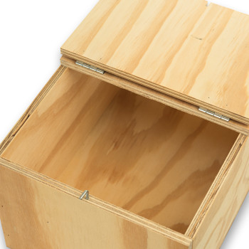Eco wooden transport carrier box for medium birds