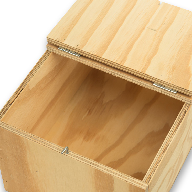 Eco houten transportkooi voor middelgrote vogels