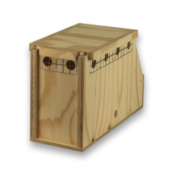 Boîte de transport Air Export en bois à 1 compartiment pour Perroquets