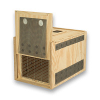 Trasportino in legno Air Export Calm 60 per Uccelli Rapaci