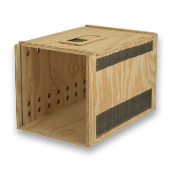 Boîte de transport Air Export Calm 75 en bois pour Rapaces