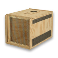 Boîte de transport Air Export Calm 75 en bois avec séparateur pour Rapaces