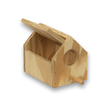 Nichoir Chapelle en bois pour Exotiques