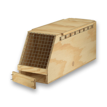 Drewniany 1-komorowy transporter Air Export dla Papug Ara