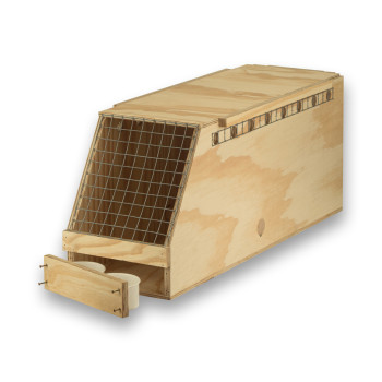 Air Export 1-compartment wooden transport carrier box for Macaws