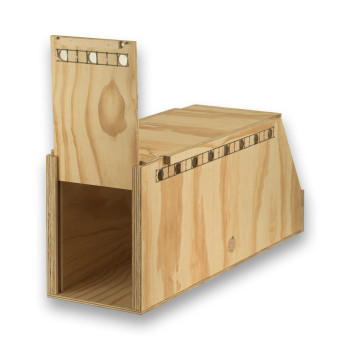Air Export 1 compartiment houten transportkooi voor Ara’s