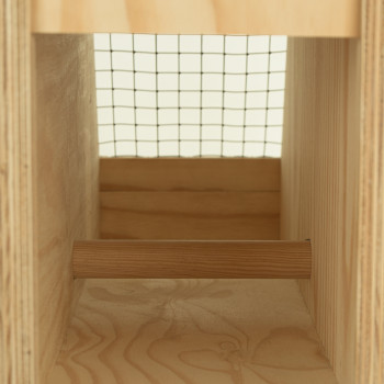 Air Export 1-compartment wooden transport carrier box for Macaws