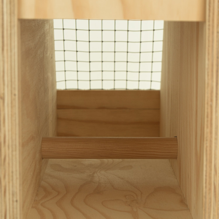 Air Export 1 compartiment houten transportkooi voor Ara’s