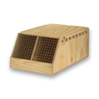 Air Export 1 compartiment houten transportkooi voor Ara’s