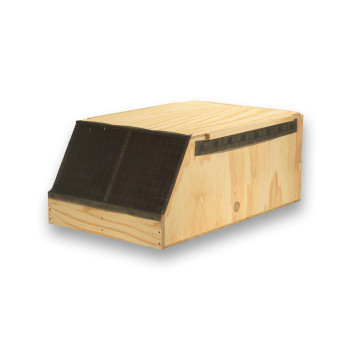 Air Export Calm 2 compartimenten houten transportkooi voor Ara’s