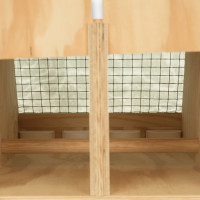 Air Export Calm 2-Abteil-Transportbox aus Holz für Aras