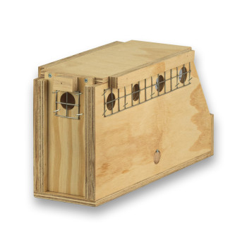Boîte de transport Air Export en bois à 1 compartiment pour Perruches à Collier