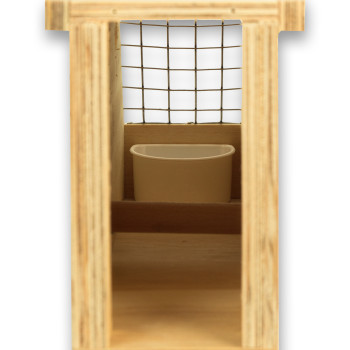 Boîte de transport Air Export en bois à 1 compartiment pour Perruches à Collier