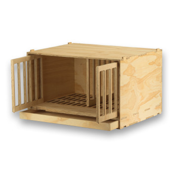 Breeding 64 1-Abteil-Nistzelle aus Holz für Tauben