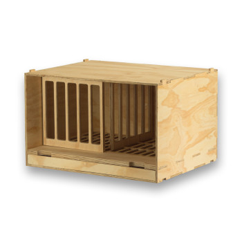 Breeding 64 1-Abteil-Nistzelle aus Holz für Tauben