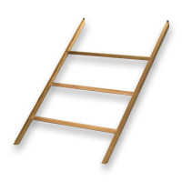 Wall 130 3-vånings sittpinne i trä för Höns