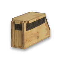 Air Export Calm 1-Abteil-Transportbox aus Holz für Halsbandsittiche