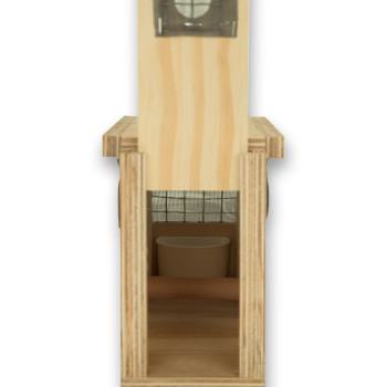 Boîte de transport Air Export Calm en bois à 1 compartiment pour Perruches à Collier